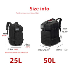 Taktischer 1000D wasserdichter Militärrucksack