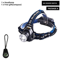 LED-Stirnlampe zum Angeln
