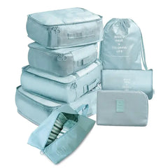 8-teiliges Reise-Organizer-Set mit großer Kapazität