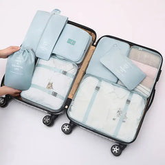 8-teiliges Reise-Organizer-Set mit großer Kapazität